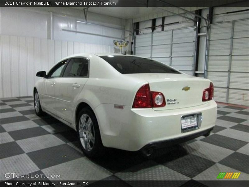 White Diamond Tricoat / Titanium 2011 Chevrolet Malibu LT