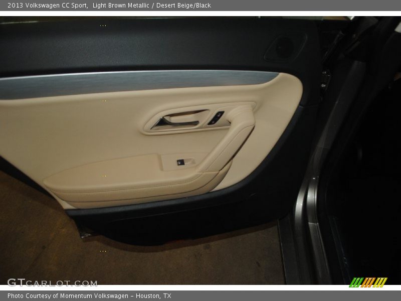 Light Brown Metallic / Desert Beige/Black 2013 Volkswagen CC Sport