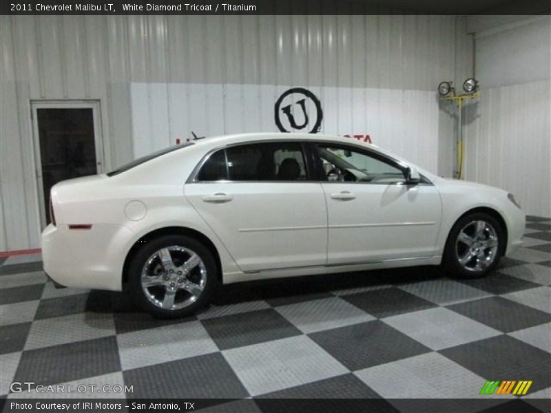 White Diamond Tricoat / Titanium 2011 Chevrolet Malibu LT