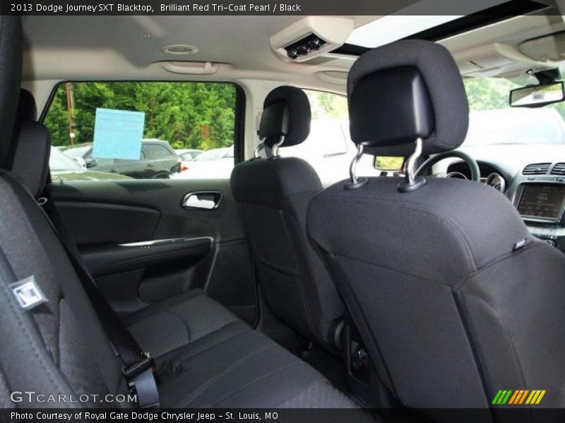 Brilliant Red Tri-Coat Pearl / Black 2013 Dodge Journey SXT Blacktop