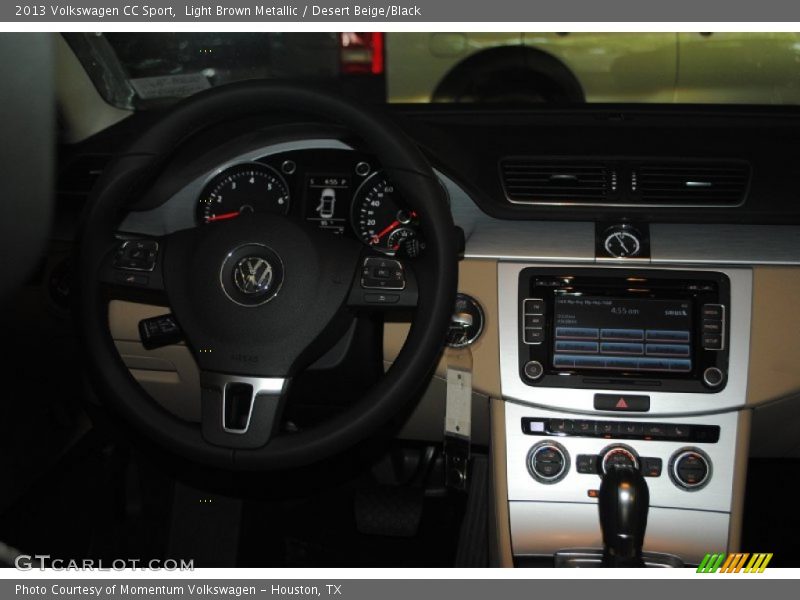 Light Brown Metallic / Desert Beige/Black 2013 Volkswagen CC Sport