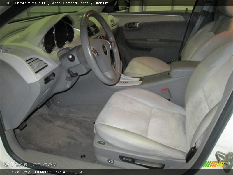 White Diamond Tricoat / Titanium 2011 Chevrolet Malibu LT