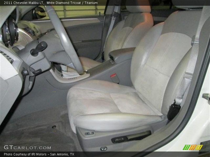 White Diamond Tricoat / Titanium 2011 Chevrolet Malibu LT