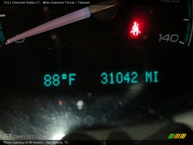 White Diamond Tricoat / Titanium 2011 Chevrolet Malibu LT