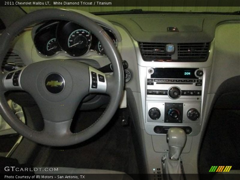 White Diamond Tricoat / Titanium 2011 Chevrolet Malibu LT