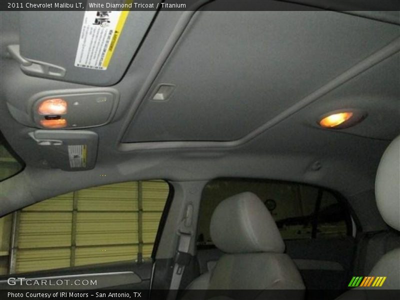 White Diamond Tricoat / Titanium 2011 Chevrolet Malibu LT
