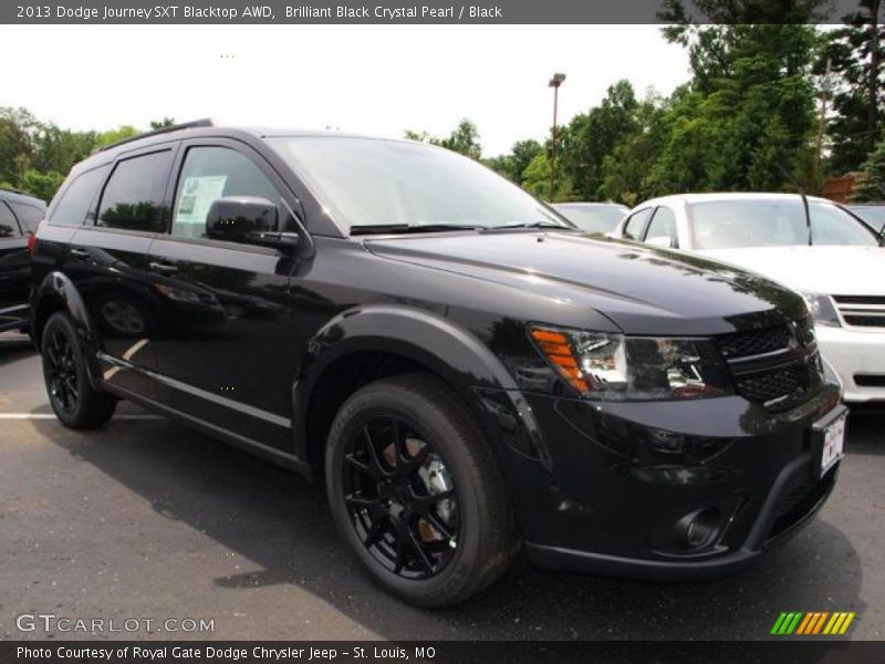 Front 3/4 View of 2013 Journey SXT Blacktop AWD