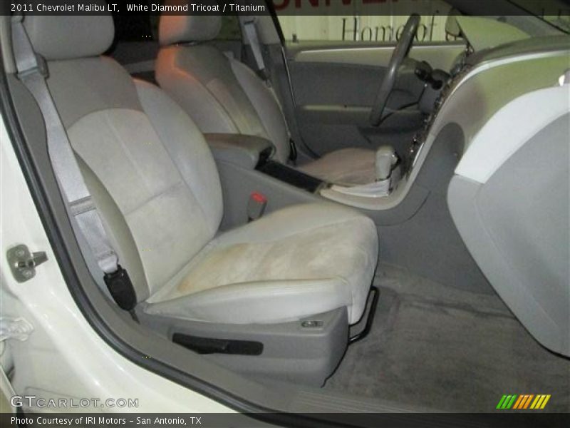White Diamond Tricoat / Titanium 2011 Chevrolet Malibu LT