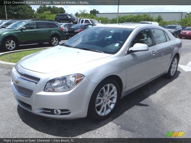 Silver Ice Metallic / Ebony 2010 Chevrolet Malibu LTZ Sedan