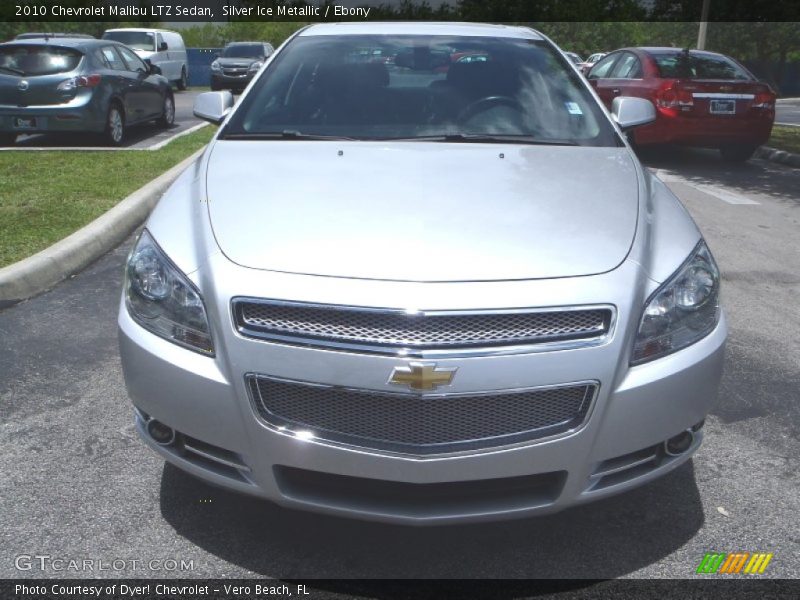Silver Ice Metallic / Ebony 2010 Chevrolet Malibu LTZ Sedan
