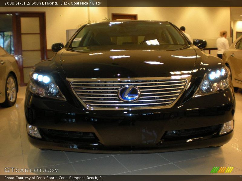 Black Opal Mica / Black 2008 Lexus LS 600h L Hybrid