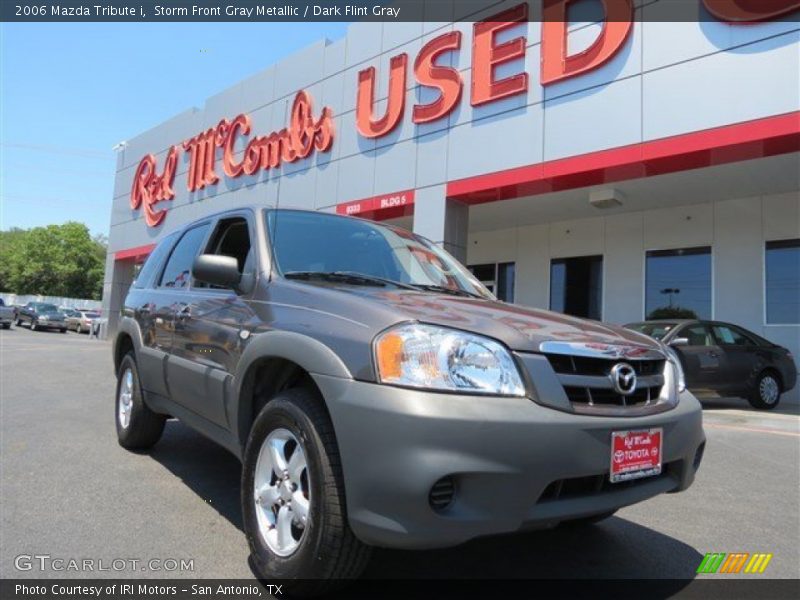Storm Front Gray Metallic / Dark Flint Gray 2006 Mazda Tribute i
