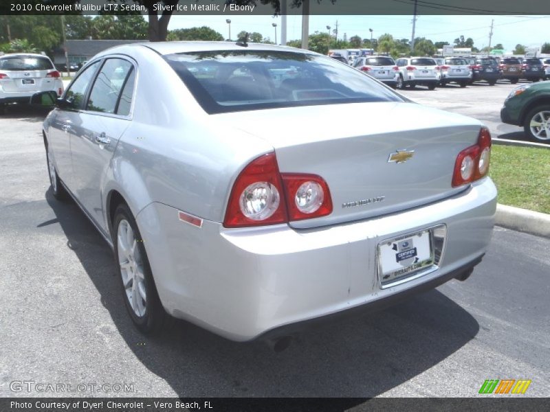 Silver Ice Metallic / Ebony 2010 Chevrolet Malibu LTZ Sedan