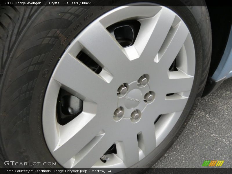 Crystal Blue Pearl / Black 2013 Dodge Avenger SE