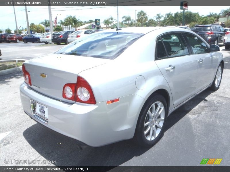 Silver Ice Metallic / Ebony 2010 Chevrolet Malibu LTZ Sedan