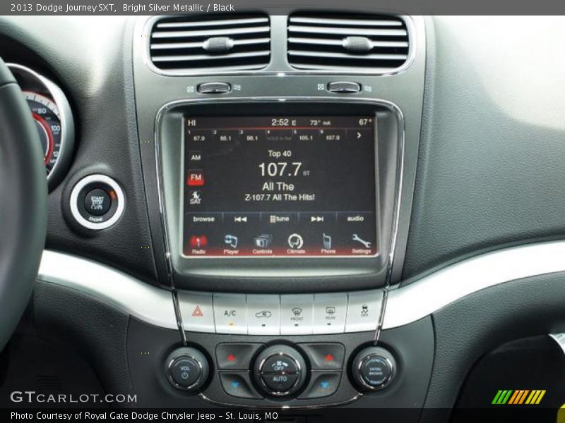 Bright Silver Metallic / Black 2013 Dodge Journey SXT