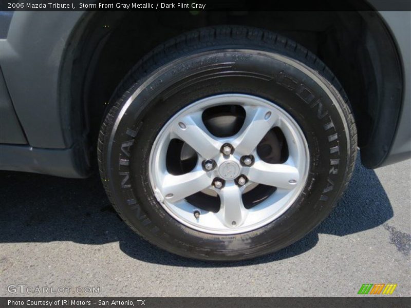 Storm Front Gray Metallic / Dark Flint Gray 2006 Mazda Tribute i