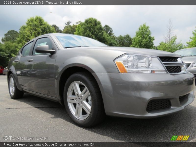 Tungsten Metallic / Black 2013 Dodge Avenger SE V6