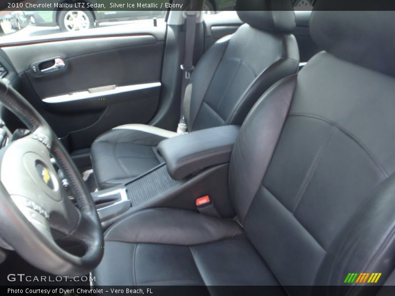 Silver Ice Metallic / Ebony 2010 Chevrolet Malibu LTZ Sedan
