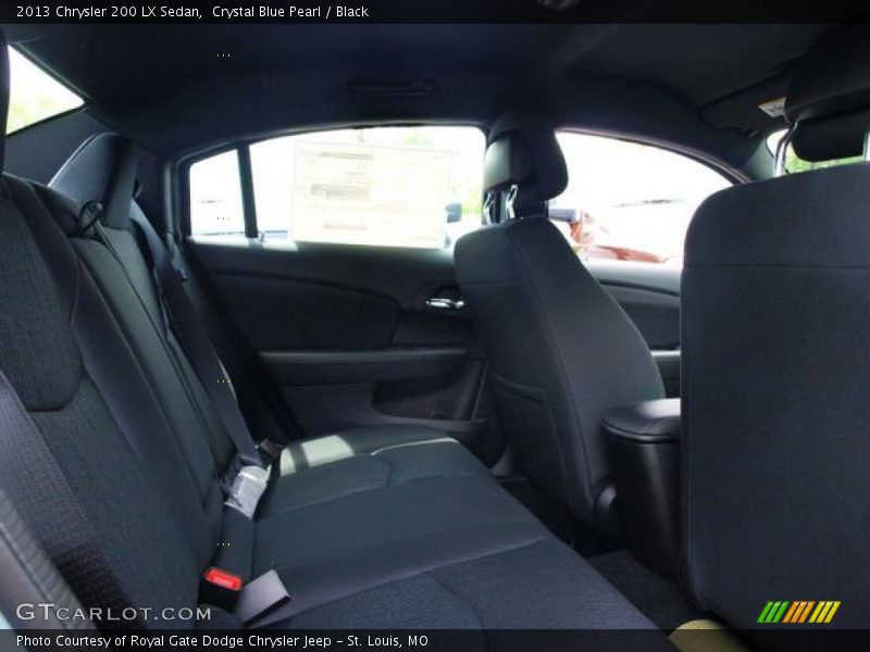 Crystal Blue Pearl / Black 2013 Chrysler 200 LX Sedan