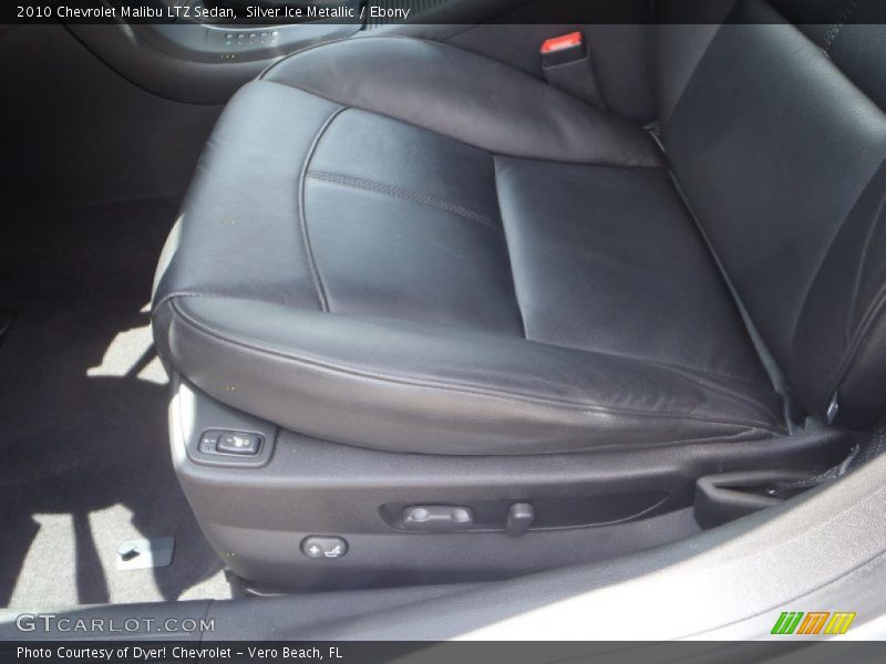 Silver Ice Metallic / Ebony 2010 Chevrolet Malibu LTZ Sedan