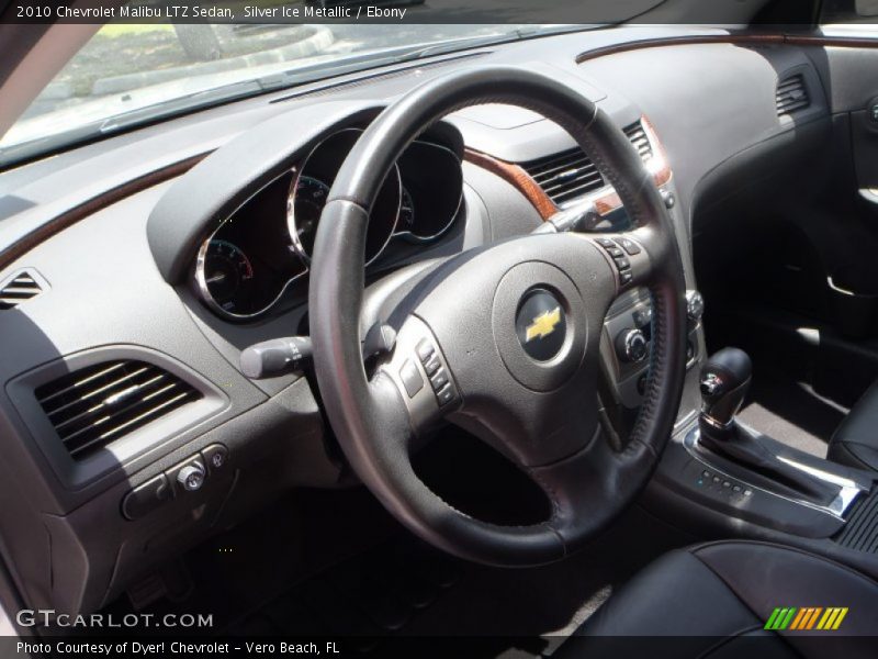 Silver Ice Metallic / Ebony 2010 Chevrolet Malibu LTZ Sedan