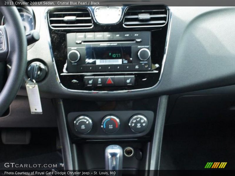 Crystal Blue Pearl / Black 2013 Chrysler 200 LX Sedan