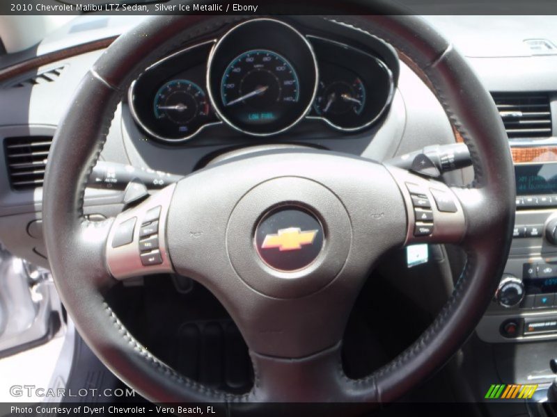 Silver Ice Metallic / Ebony 2010 Chevrolet Malibu LTZ Sedan