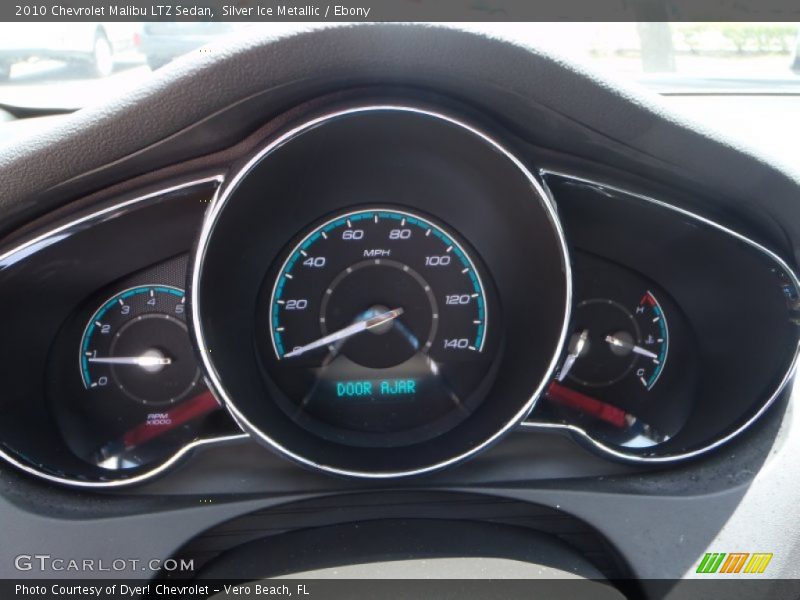 Silver Ice Metallic / Ebony 2010 Chevrolet Malibu LTZ Sedan
