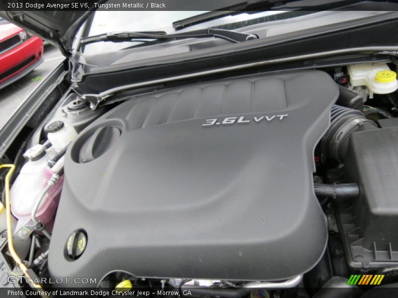 Tungsten Metallic / Black 2013 Dodge Avenger SE V6