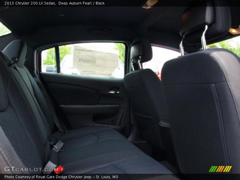 Deep Auburn Pearl / Black 2013 Chrysler 200 LX Sedan