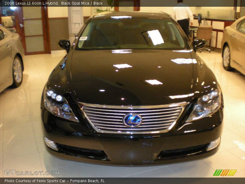 Black Opal Mica / Black 2008 Lexus LS 600h L Hybrid