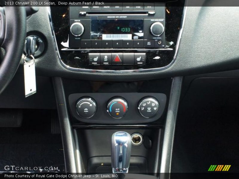 Deep Auburn Pearl / Black 2013 Chrysler 200 LX Sedan