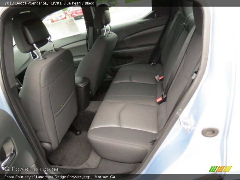 Crystal Blue Pearl / Black 2013 Dodge Avenger SE