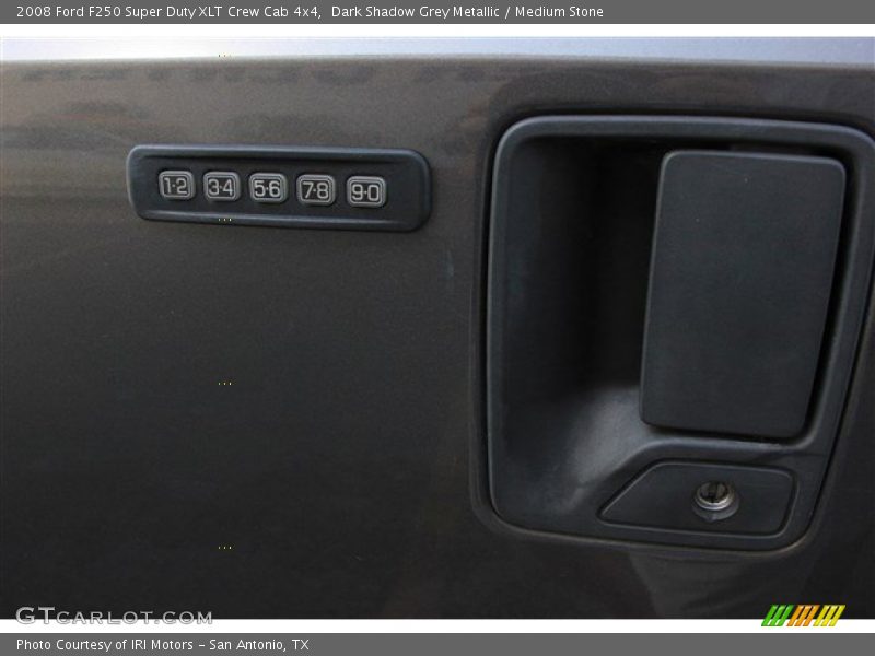 Dark Shadow Grey Metallic / Medium Stone 2008 Ford F250 Super Duty XLT Crew Cab 4x4
