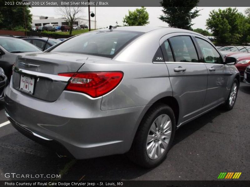 Billet Silver Metallic / Black 2013 Chrysler 200 LX Sedan