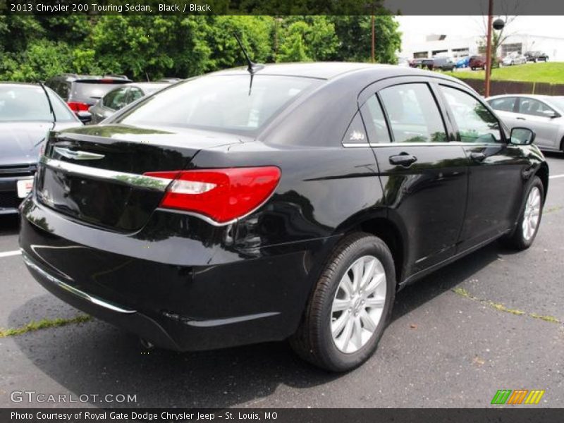 Black / Black 2013 Chrysler 200 Touring Sedan
