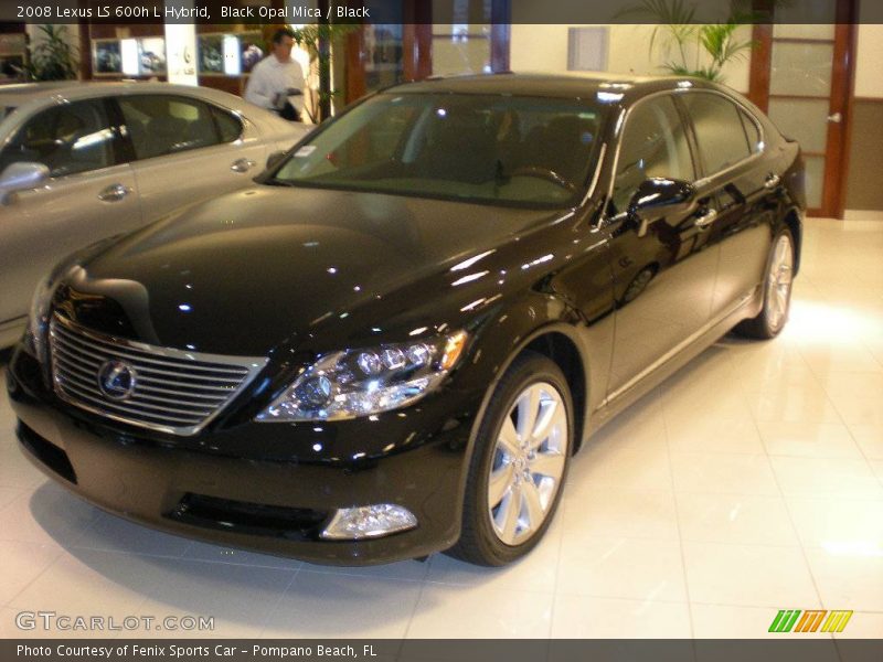 Black Opal Mica / Black 2008 Lexus LS 600h L Hybrid