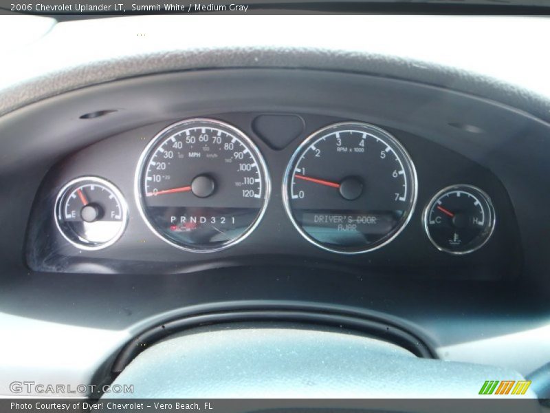 Summit White / Medium Gray 2006 Chevrolet Uplander LT