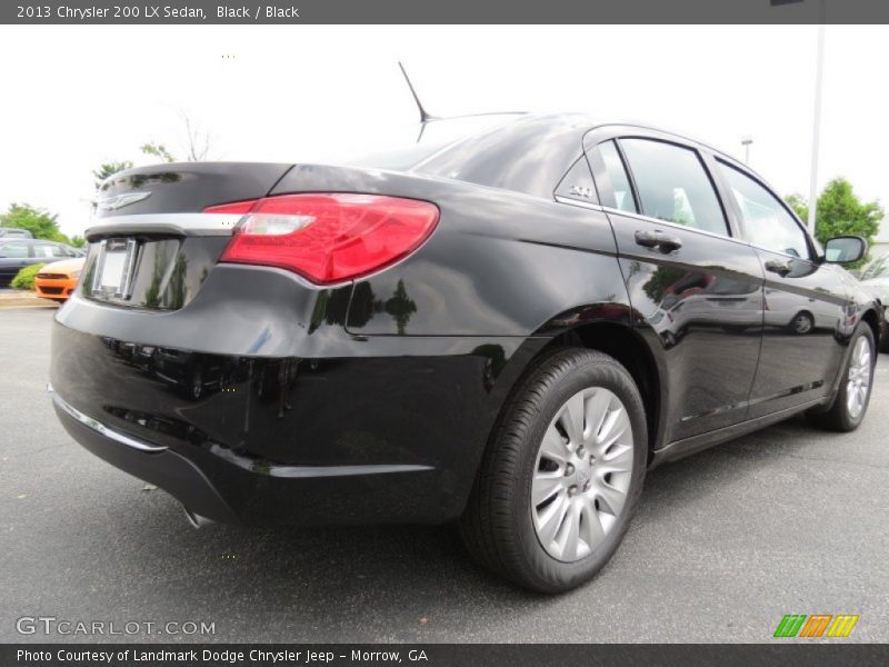 Black / Black 2013 Chrysler 200 LX Sedan