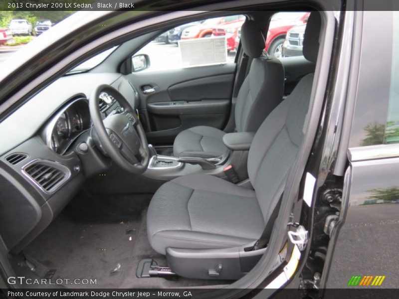 Black / Black 2013 Chrysler 200 LX Sedan