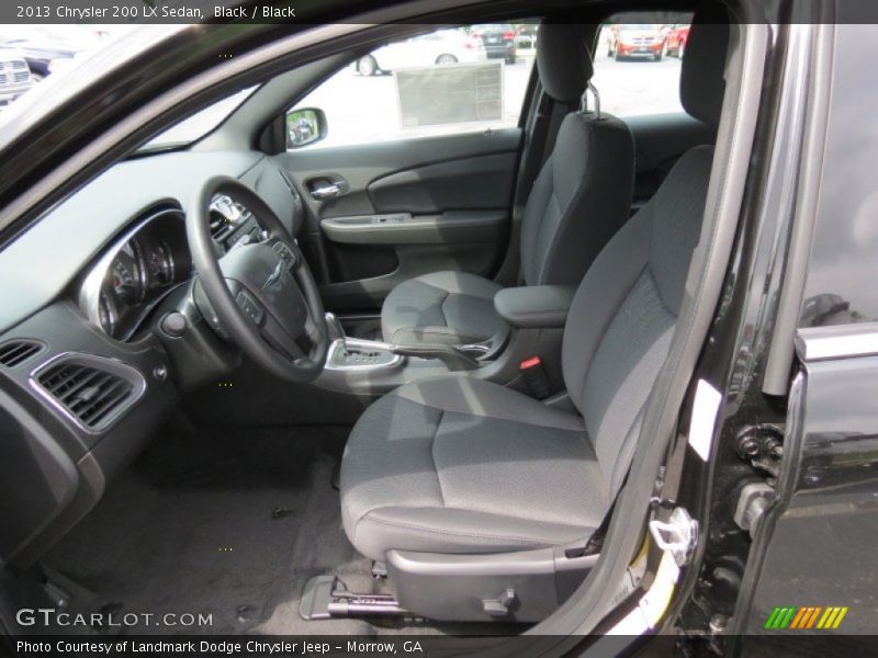 Black / Black 2013 Chrysler 200 LX Sedan