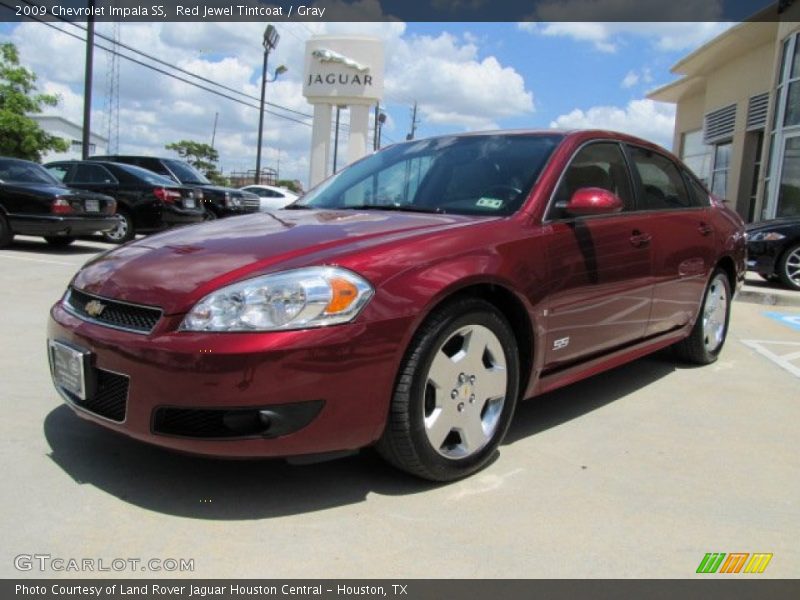 Red Jewel Tintcoat / Gray 2009 Chevrolet Impala SS