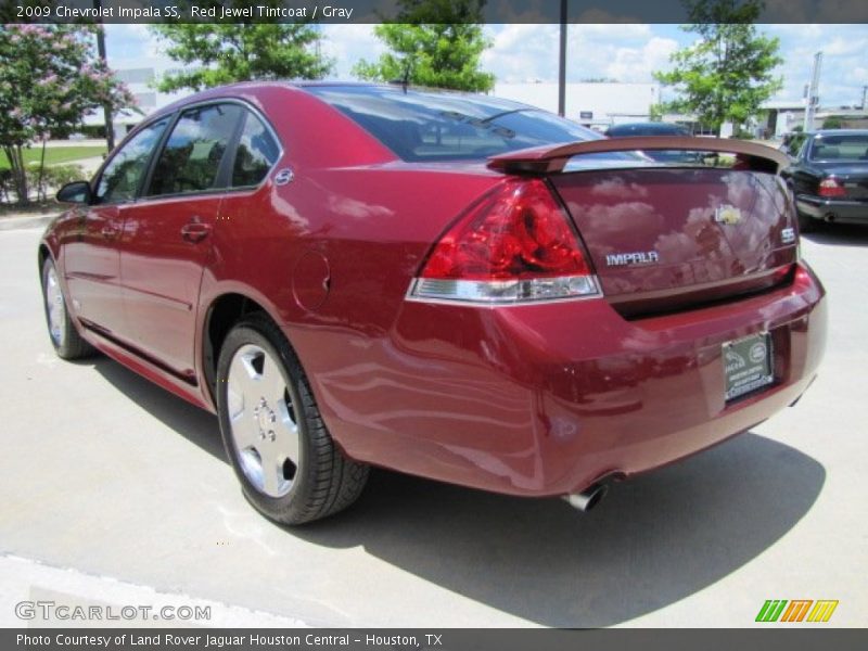 Red Jewel Tintcoat / Gray 2009 Chevrolet Impala SS