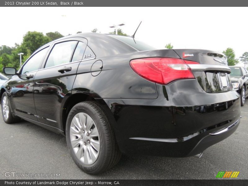Black / Black 2013 Chrysler 200 LX Sedan