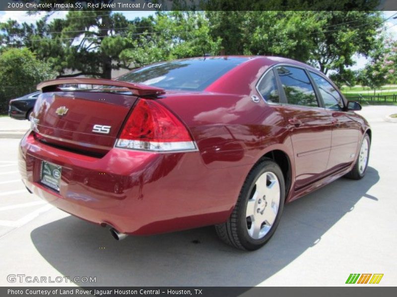 Red Jewel Tintcoat / Gray 2009 Chevrolet Impala SS