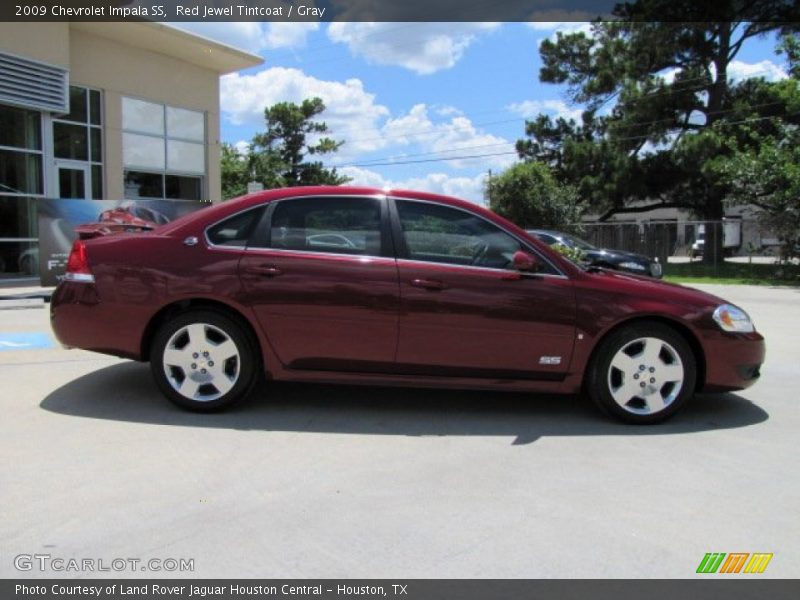 Red Jewel Tintcoat / Gray 2009 Chevrolet Impala SS