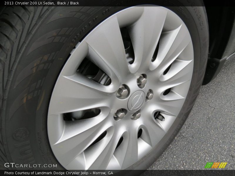 Black / Black 2013 Chrysler 200 LX Sedan