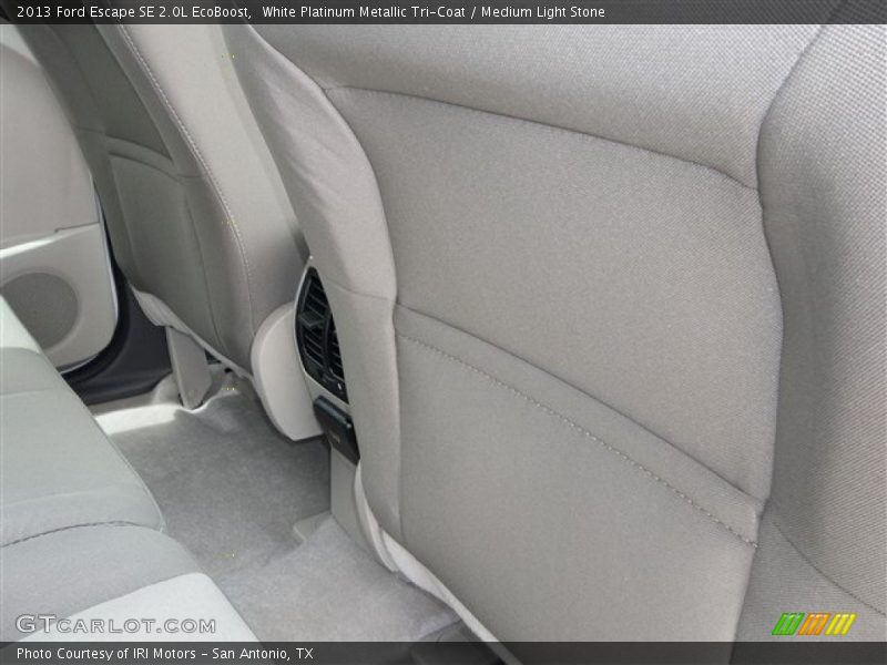 White Platinum Metallic Tri-Coat / Medium Light Stone 2013 Ford Escape SE 2.0L EcoBoost