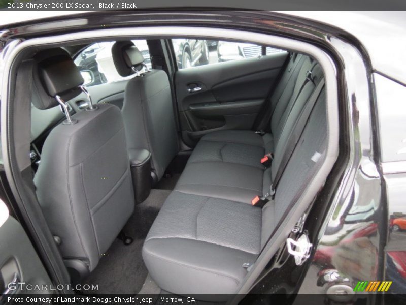 Black / Black 2013 Chrysler 200 LX Sedan